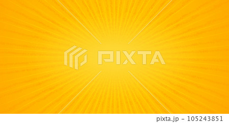 Vector illustration Abstract gradient yellow orange Burst Shape background with rays of light for ecommerce signs retail shopping, advertisement business agency, ads campaign marketing, backdrop space 105243851