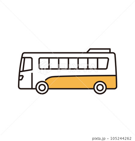 乗り物アイコン 観光バス 乗り物アイコン 観光バス 105244262