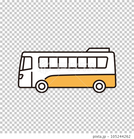 乗り物アイコン 観光バス 乗り物アイコン 観光バス 105244262