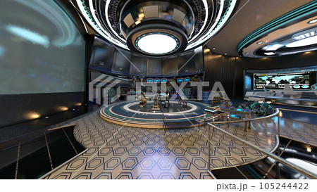 宇宙船内の検査室 105244422