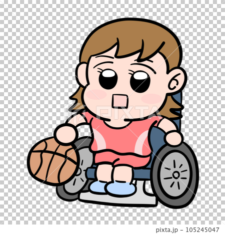 車椅子バスケ 105245047
