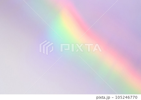 Abstract holographic retro rainbow light flare refraction texture overlay 105246770