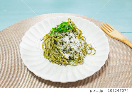 青じそジェノベーゼパスタ 青じそジェノベーゼパスタ 105247074