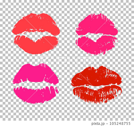 Sexy and passionate kiss sign. Sexy and passionate kiss sign. 105248755