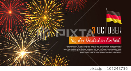 Germany independence day web banner 105248756
