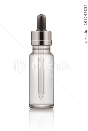 Mock-up of bottle with dropper 105248854
