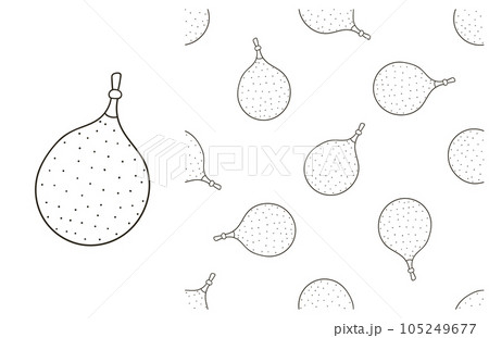 Coloring pattern for kitchen, restaurant or shop. Set in hand draw style 105249677