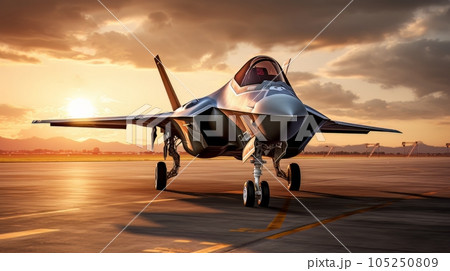 Epic illustration US Air Force Lockheed Martin F-35 Lightning II AI Epic illustration US Air Force Lockheed Martin F-35 Lightning II AI 105250809