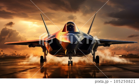 Epic illustration US Air Force Lockheed Martin F-35 Lightning II AI Epic illustration US Air Force Lockheed Martin F-35 Lightning II AI 105250821