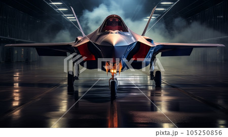 Epic illustration US Air Force Lockheed Martin F-35 Lightning II AI 105250856