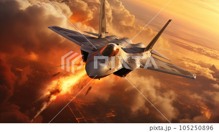 Epic illustration US Air Force Lockheed Martin F-35 Lightning II AI Epic illustration US Air Force Lockheed Martin F-35 Lightning II AI 105250896