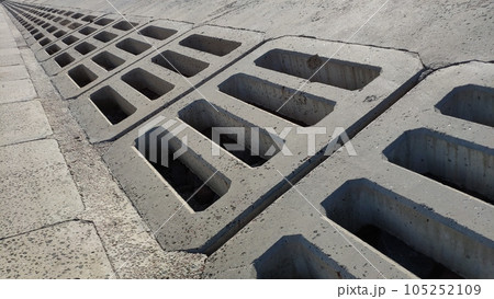 Technological concrete gratings Technological concrete gratings 105252109