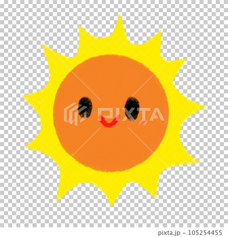 cute weather emotions hand drawn watercolor 105254455