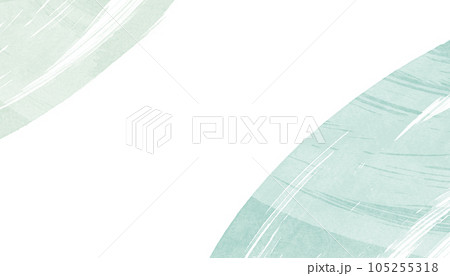 和風の筆書き背景素材 水彩テクスチャ 薄緑 和風の筆書き背景素材 水彩テクスチャ 薄緑 105255318