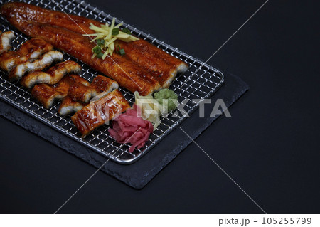 korean traditional food, grilled eel korean traditional food, grilled eel 105255799
