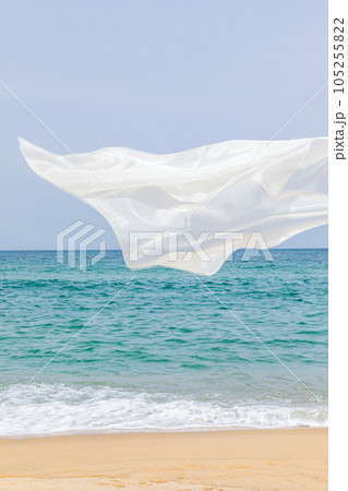 beautiful beach and fabric beautiful beach and fabric 105255822