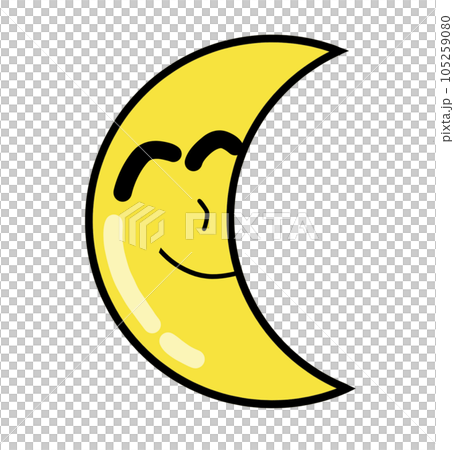 banana, vector, moon 105259080