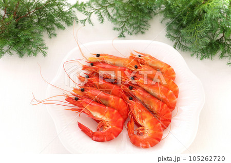 有頭えび　ボイルえび 105262720