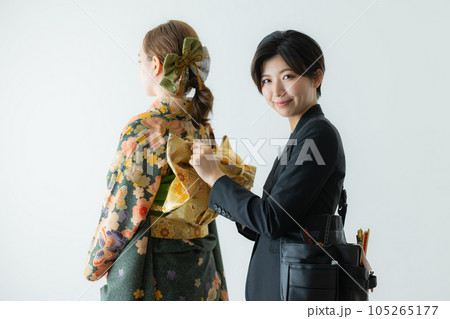 振袖　着付け 105265177