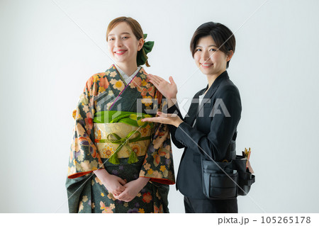 振袖　着付け 105265178