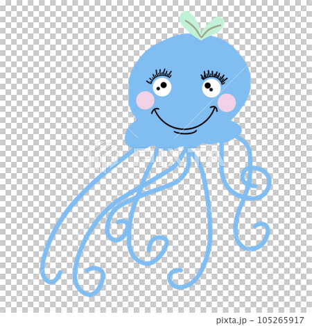 The cute octopus of the sea 105265917