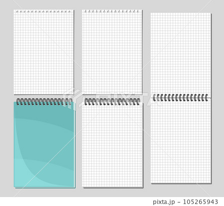 Vector Notepad Set 105265943