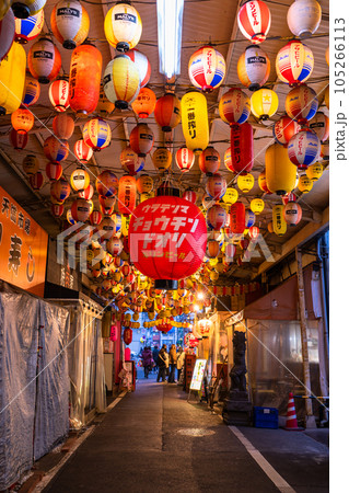 《大阪府》裏天満ちょうちん通り・飲み屋街 105266113