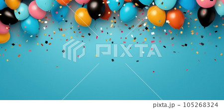 Balloon holiday background Balloon holiday background 105268324