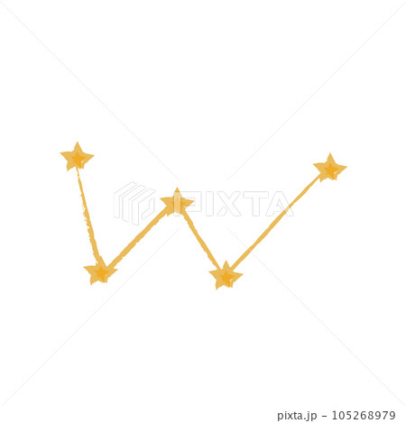 カシオペア座のイラスト 105268979