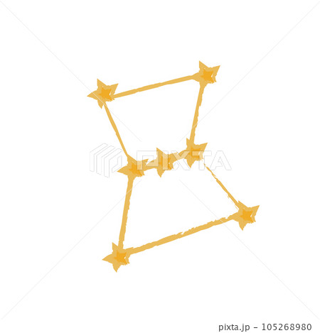 オリオン座のイラスト オリオン座のイラスト 105268980