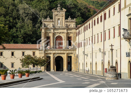 The catholic sanctuary of San Francesco di Paola, famous pilgrimage destination in Calabria region, Italy 105271673