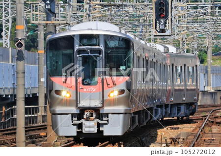 【JR西日本】227系～Urara～（山陽本線：三原駅） 105272012