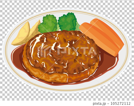 照り焼きハンバーグ 105272112