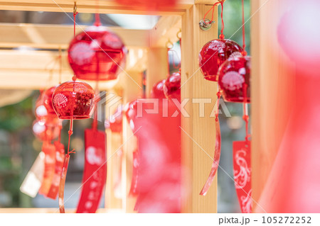 「埼玉県」久伊豆神社の江戸風鈴　岩槻市 105272252