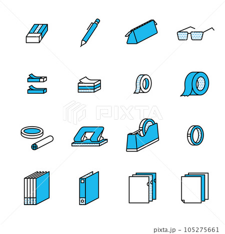 文房具のアイコン集 105275661