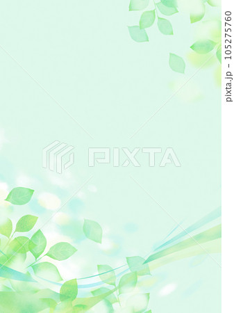 若葉と流線の背景素材 バックイメージ 若葉と流線の背景素材 バックイメージ 105275760