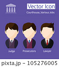 Character illustration of a court official 105276005