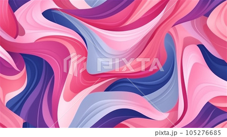 Generative AI, Pretty in Pink - Abstract Pattern for Fashion and Beauty 105276685