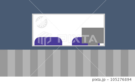 ラジオブースの背景のイラスト ラジオブースの背景のイラスト 105276894