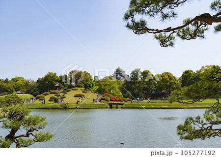 日本三名園の岡山後楽園 日本三名園の岡山後楽園 105277192