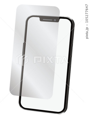 スマートフォンと保護フィルム スマートフォンと保護フィルム 105277647