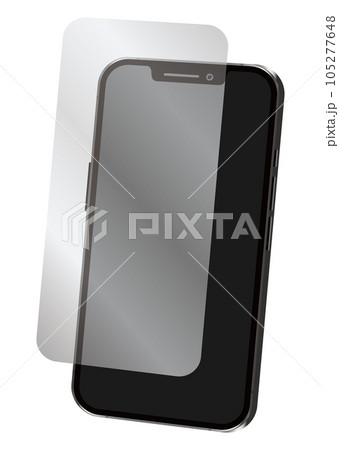 スマートフォンと保護フィルム スマートフォンと保護フィルム 105277648