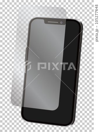 スマートフォンと保護フィルム スマートフォンと保護フィルム 105277648