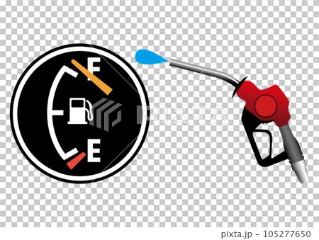 ガソリン満タンのイラスト素材 [105277650] - PIXTA