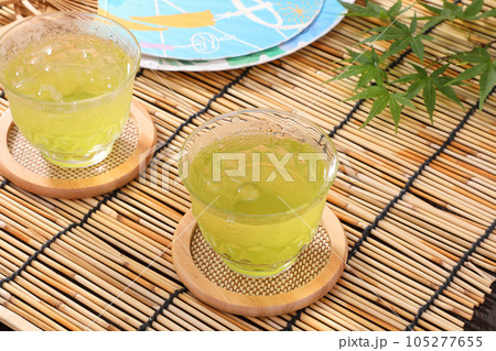 緑茶 夏イメージ 緑茶 夏イメージ 105277655
