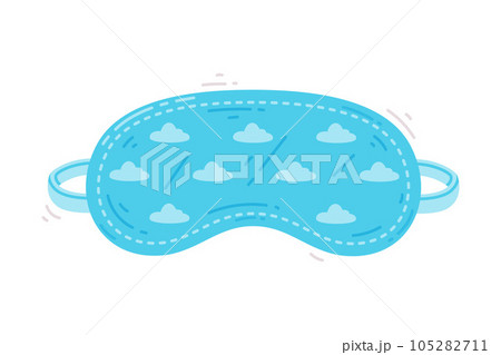 Blue Eye Mask for Sleeping as Cloth Cover to...のイラスト素材 [105282711] - PIXTA