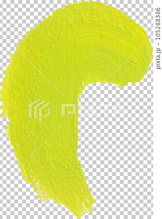 Cyber lime abstract brush watercolor element png 105288386