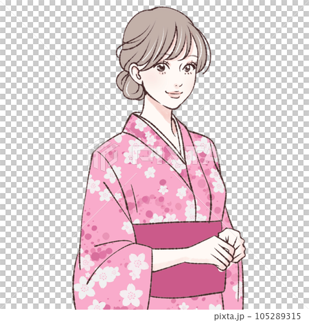 浴衣、和服、日式服裝、和服、傳統服裝、日本、日本文化、節日、夏日祭、集市、煙火表演、女性插畫素材 浴衣、和服、日式服裝、和服、傳統服裝、日本、日本文化、節日、夏日祭、集市、煙火表演、女性插畫素材 105289315