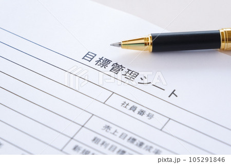 個人やチームの達成目標を明確に定義し、進捗状況を追跡するためのツールである「目標管理シート」を書く 個人やチームの達成目標を明確に定義し、進捗状況を追跡するためのツールである「目標管理シート」を書く 105291846