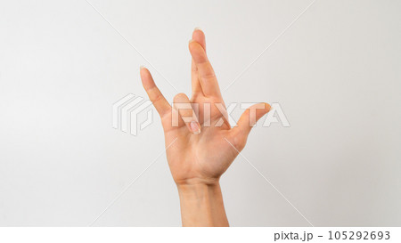 sign language of the deaf and dumb, phrase - i really love you sign language of the deaf and dumb, phrase - i really love you 105292693